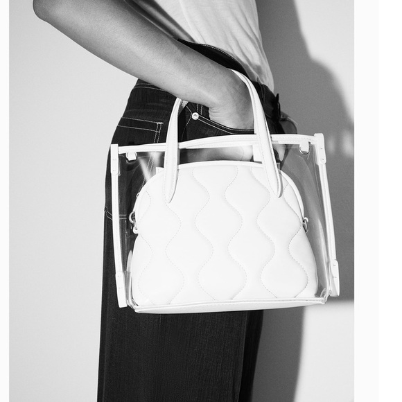 Zara transparent mini tote bag - Picture 6 of 7